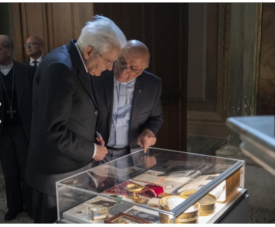 Visita privata del Presidente della Repubblica Sergio Mattarella alla tomba dei Beati